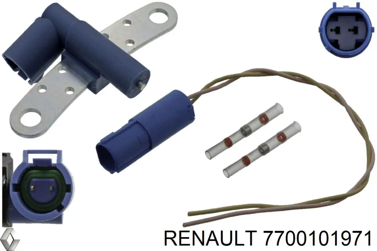 Датчик положения коленчатого вала Renault (RVI) 7700101971 цена, от 12.19 USD