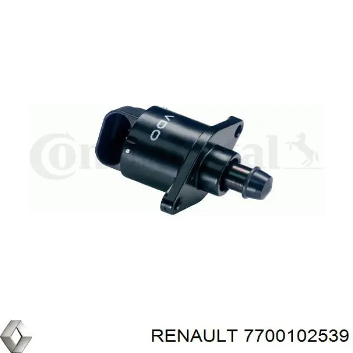 7700102539 Renault (RVI) válvula (regulador de marcha a vácuo)
