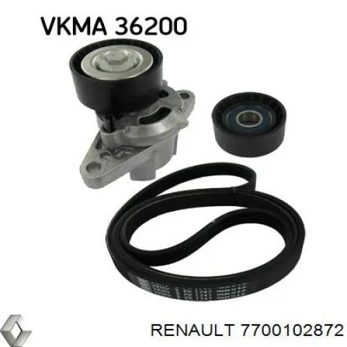 Купить 7700102872 Renault (RVI) Натяжитель приводного ремня