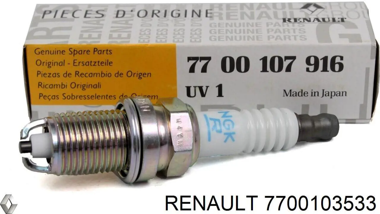 7700103533 Renault (RVI) свечи
