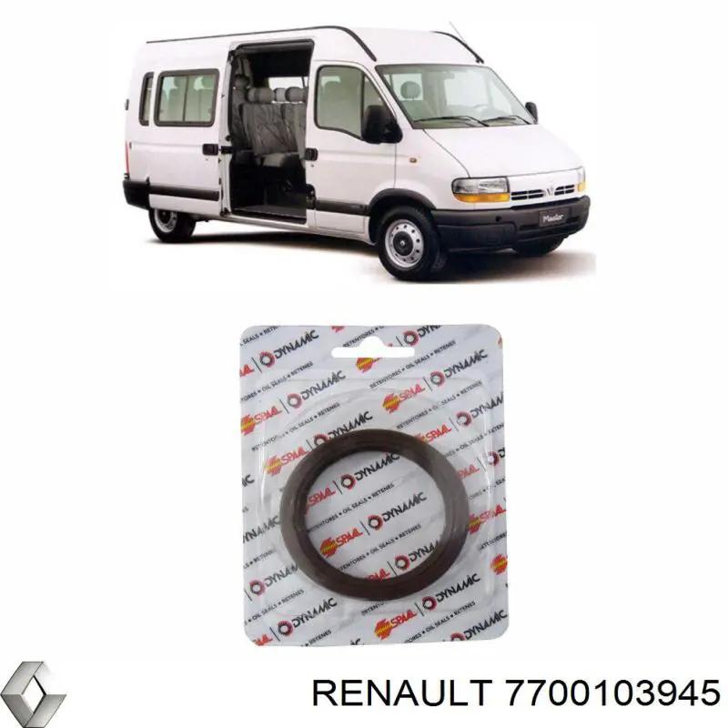 Купить 7700103945 Renault (RVI) Передний сальник коленвала