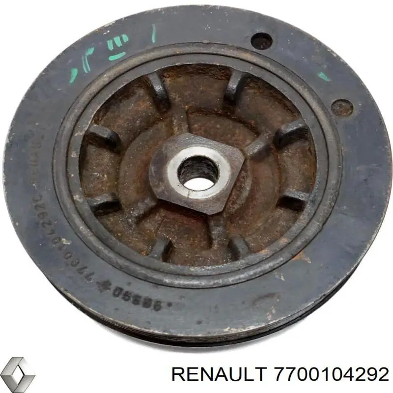 7700104292 Renault (RVI) шкив коленвала