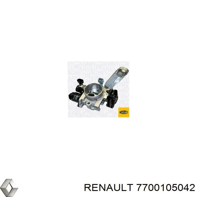 Дроссельная заслонка в сборе Renault (RVI) 7700105042 цена, от 98.14 USD