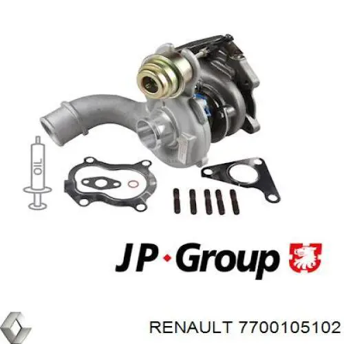 7700105102 Renault (RVI) турбина