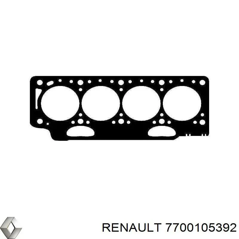 7700105392 Renault (RVI) прокладка гбц