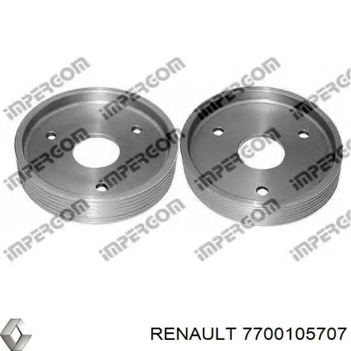 Купить 7700105707 Renault (RVI) Шкив насоса ГУР