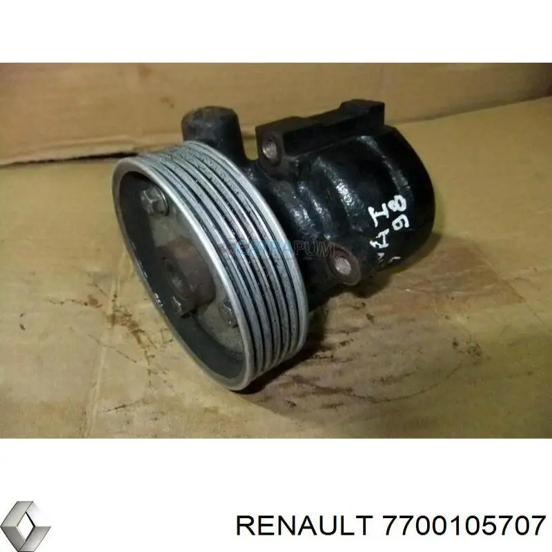 7700105707 Renault (RVI) polia de bomba da direção hidrâulica assistida