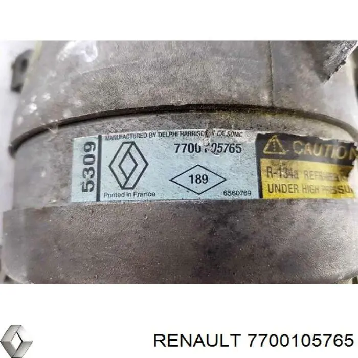Компрессор кондиционера 7700105765 Renault (RVI)