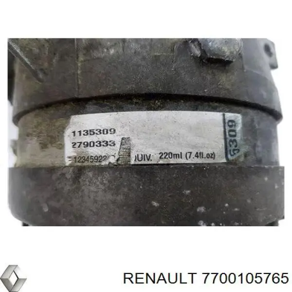 Компрессор системы кондиционирования Renault (RVI) 7700105765 цена, от 54.42 USD