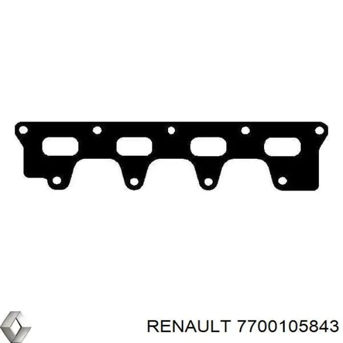 Прокладка выпускного коллектора Renault (RVI) 7700105843