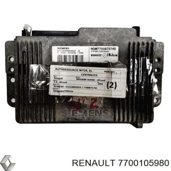 7700105980 Renault (RVI) 