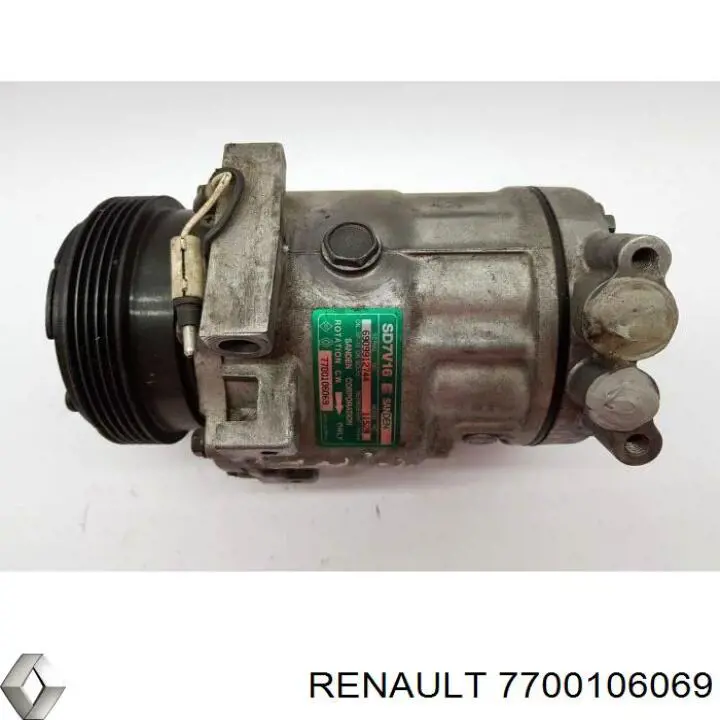 7700106069 Renault (RVI) компрессор кондиционера