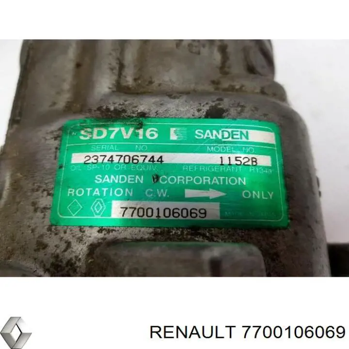 Компрессор системы кондиционирования MSG Rebuilding SD7V161152 цена, от 76.53 USD