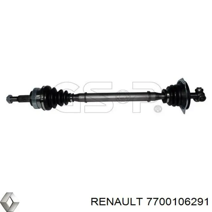 Левая полуось 7700106291 Renault (RVI)