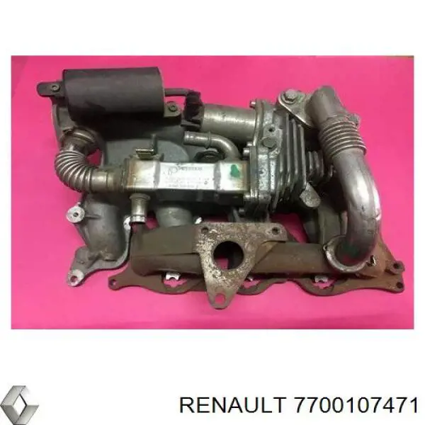 7700107471 Renault (RVI) válvula egr de recirculação dos gases
