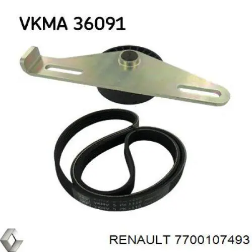 7700107493 Renault (RVI) Поликлиновый ремень