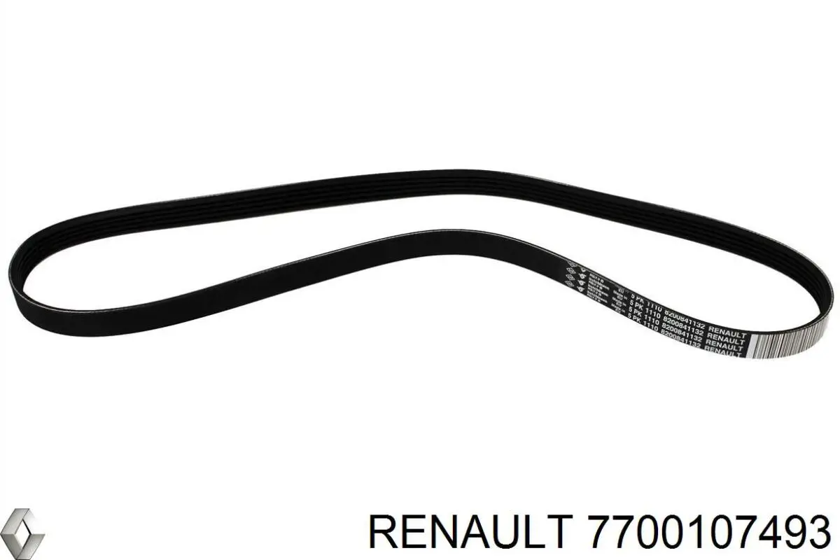 Клиновый ремень Renault (RVI) 7700107493 цена, от 6.87 USD