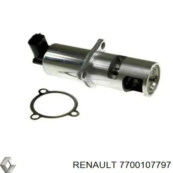 7700107797 Renault (RVI) válvula egr de recirculação dos gases