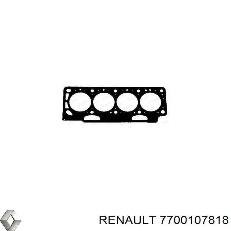 7700107818 Renault (RVI) прокладка гбц
