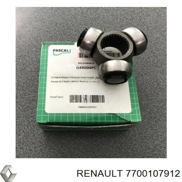 Trípode, árbol de transmisión 7700107912 Renault (RVI)