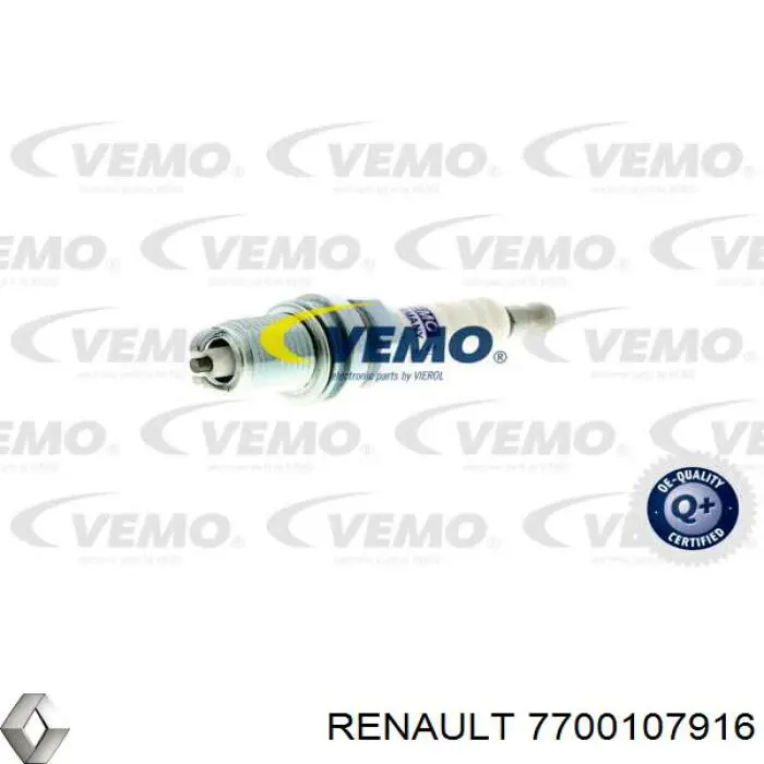 7700107916 Renault (RVI) Свечи зажигания