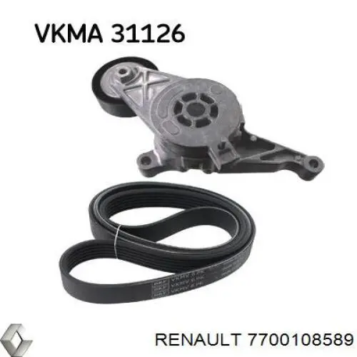 Купить 7700108589 Renault (RVI) Ремень генератора