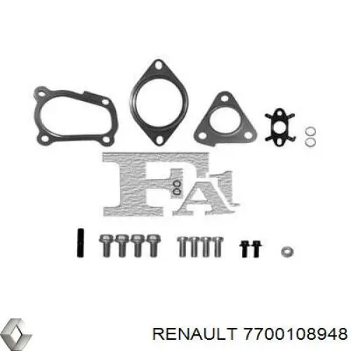 7700108948 Renault (RVI) турбина