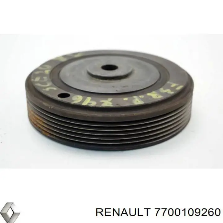 Polea, cigüeñal 7700109260 Renault (RVI)