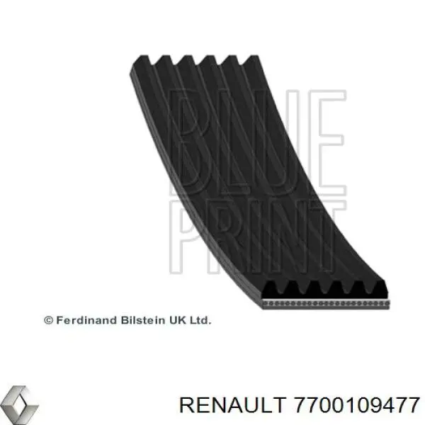 Клиновый ремень Renault (RVI) 7700109477 цена, от 14.05 USD