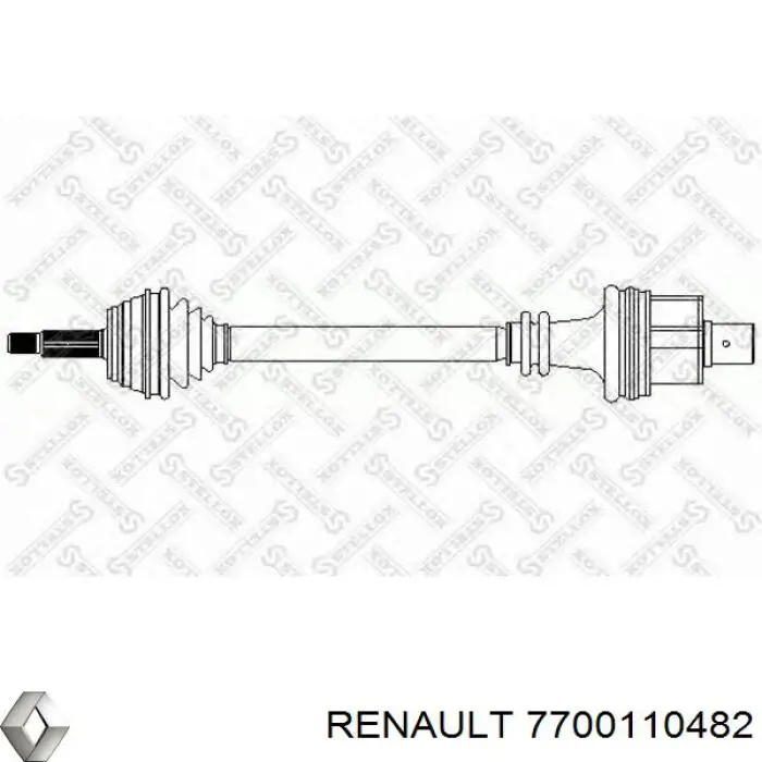 Compre 7700110482 Renault (RVI) Semieixo (acionador) dianteiro direito