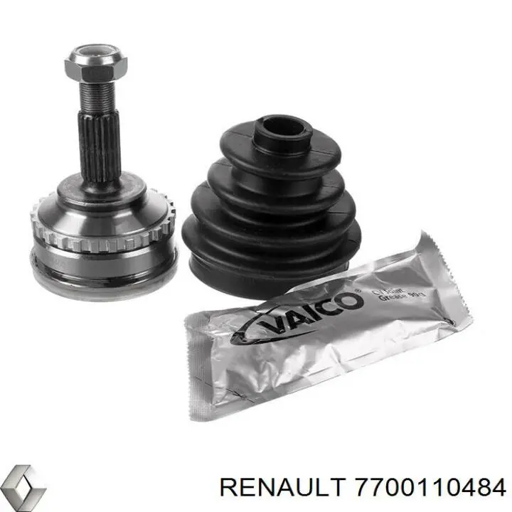 7700110484 Renault (RVI) semieixo (acionador dianteiro esquerdo)