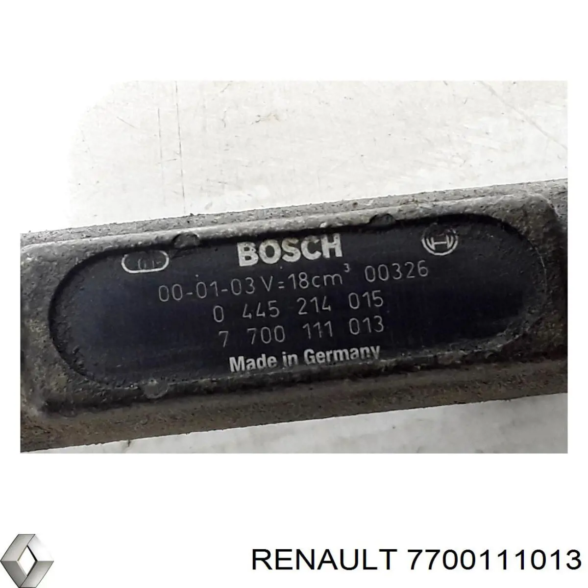 Датчик давления топлива Renault (RVI) 7700111013