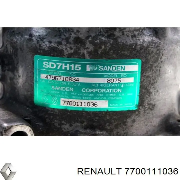 Купить 7700111036 Renault (RVI) Компрессор климатической установки