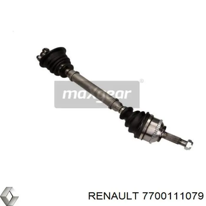 Полуось (привод) передняя левая 7700111079 Renault (RVI)