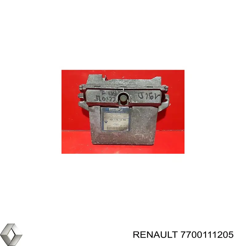 Блок управления двигателем 7700111205 Renault (RVI)