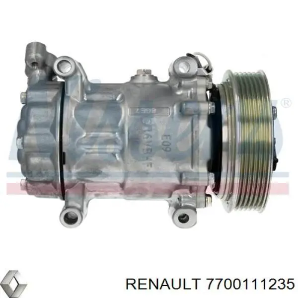 Компрессор системы кондиционирования Renault (RVI) 7700111235 цена, от 41.32 USD