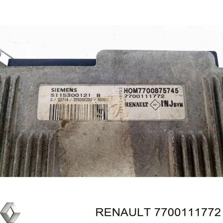 Купить 7700111772 Renault (RVI) Электронный блок управления двигателем