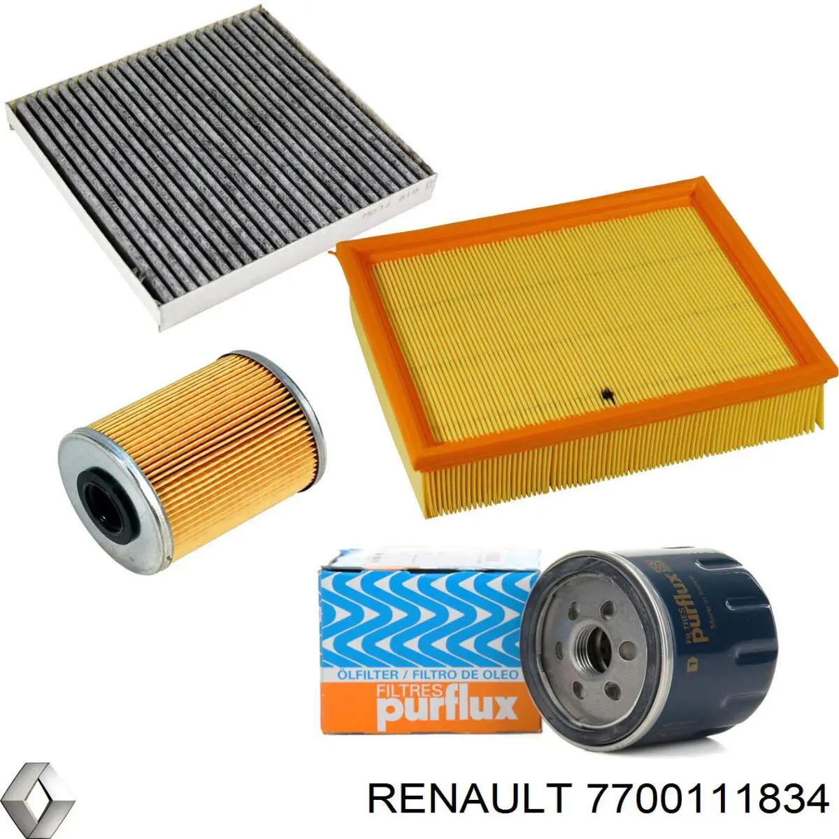 Воздушный фильтр 7700111834 Renault (RVI)