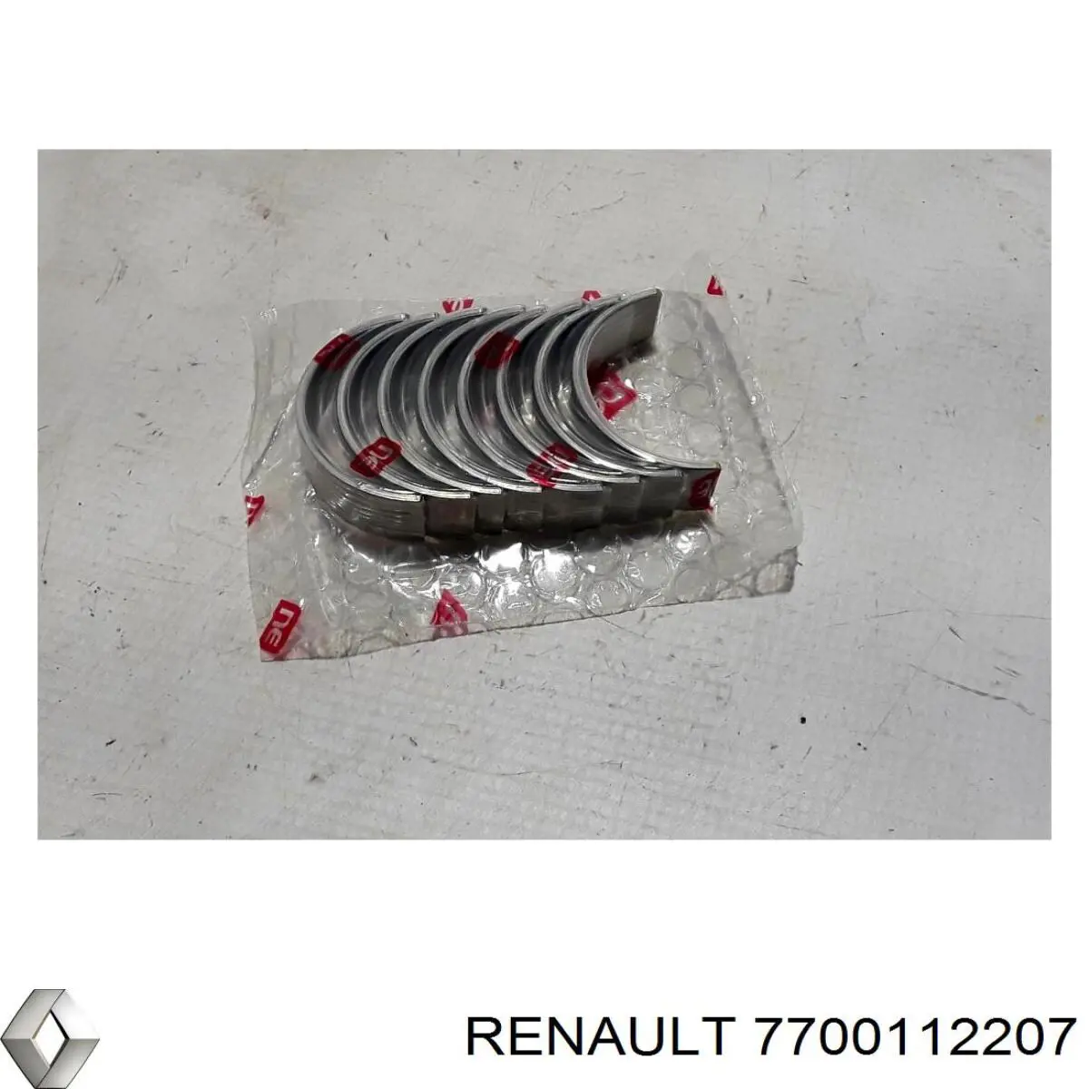 Вкладыши шатунные 7700112207 Renault (RVI)