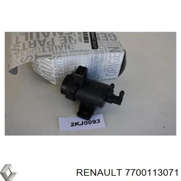 Купить 7700113071 Renault (RVI) Клапан преобразователь давления наддува (соленоид) 