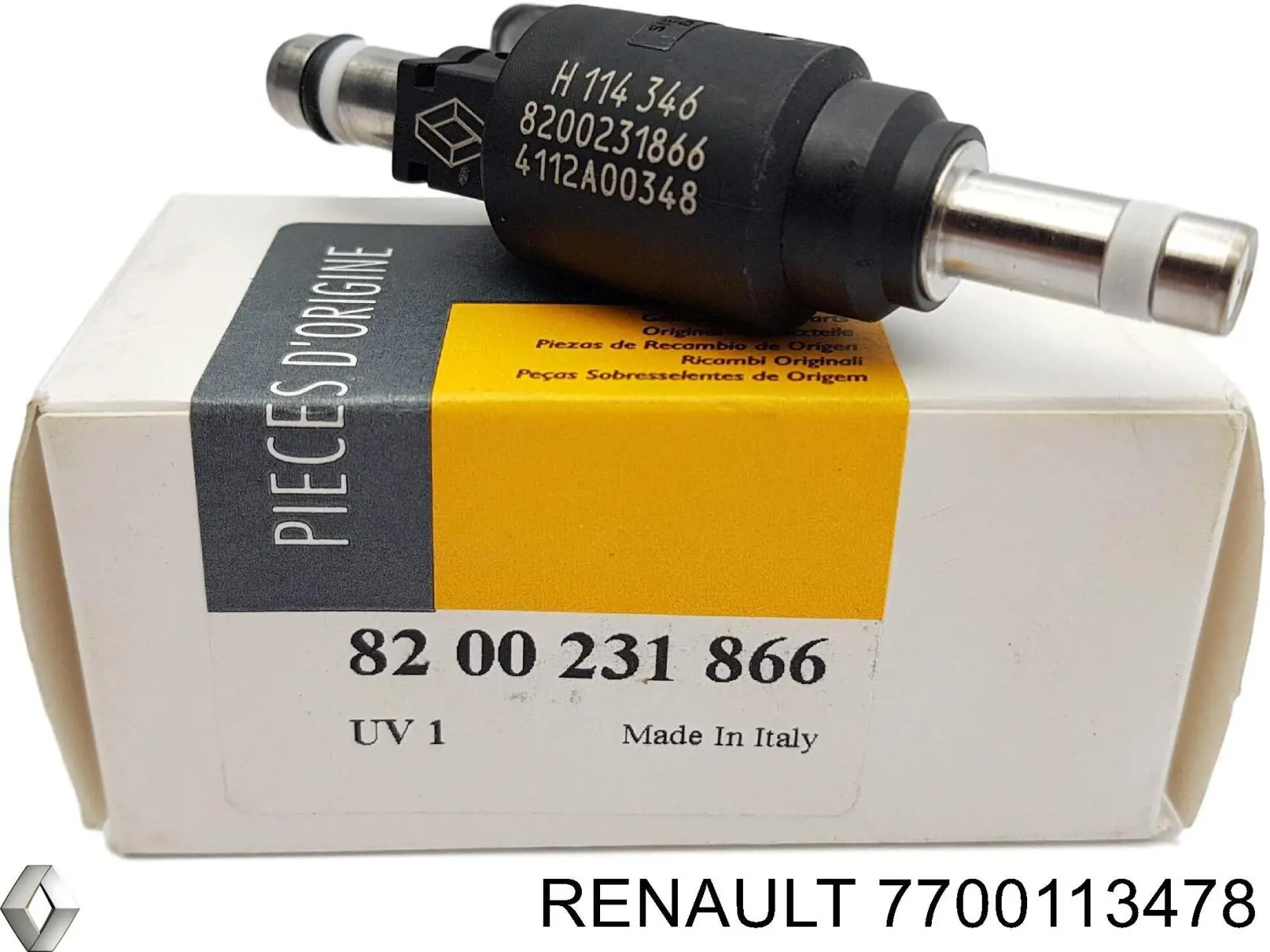 7700113478 RENAULT Inyector original y equivalente