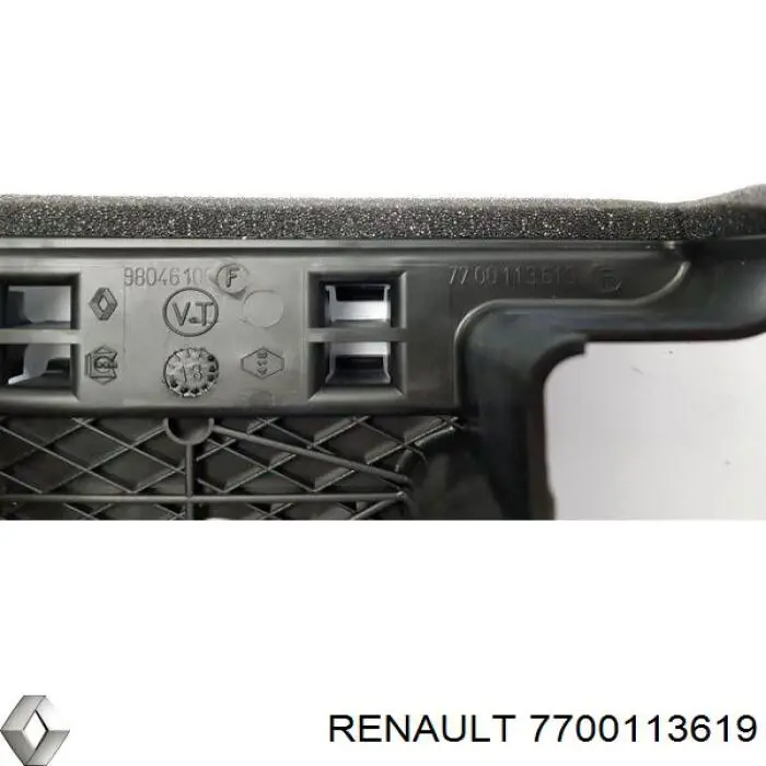 Tapa de correa de distribución inferior 7700113619 Renault (RVI)