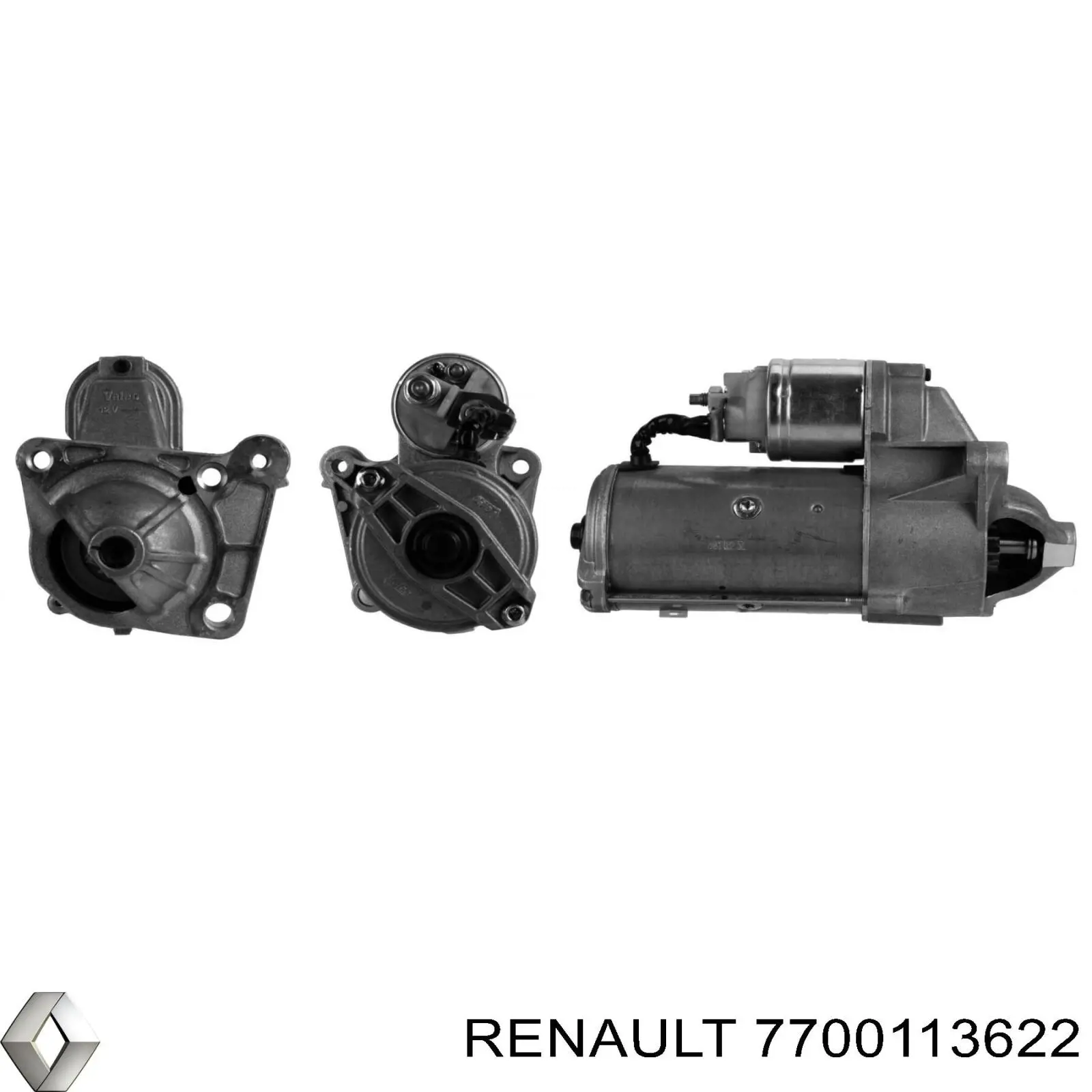 Стартер двигателя Renault (RVI) 7700113622