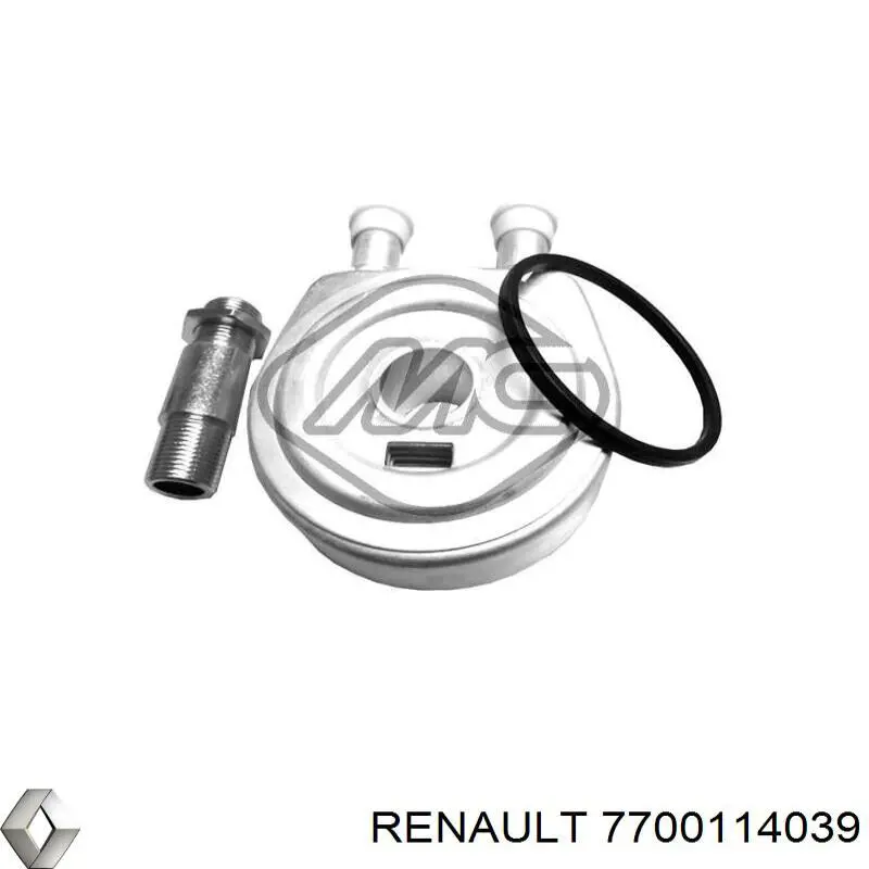Радиатор масляный (холодильник), под фильтром Renault (RVI) 7700114039 цена, от 46.57 USD