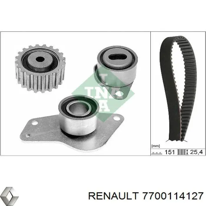 7700114127 Renault (RVI) ремень грм