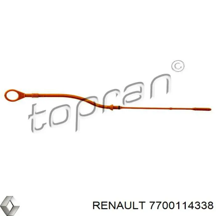 7700114338 Renault (RVI) щуп (индикатор уровня масла в двигателе)