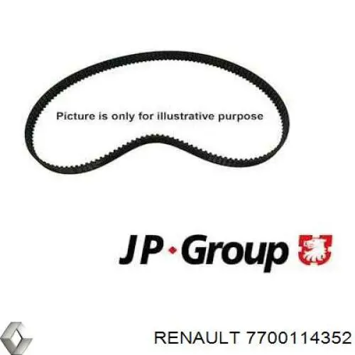 Ремень кондиционера Renault (RVI) 7700114352