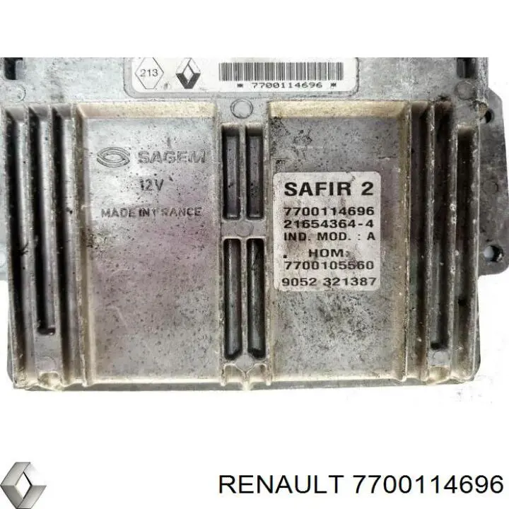 Купить 7700114696 Renault (RVI) Электронный блок управления двигателем
