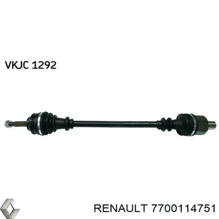 7700114751 Renault (RVI) полуось (привод передняя правая)