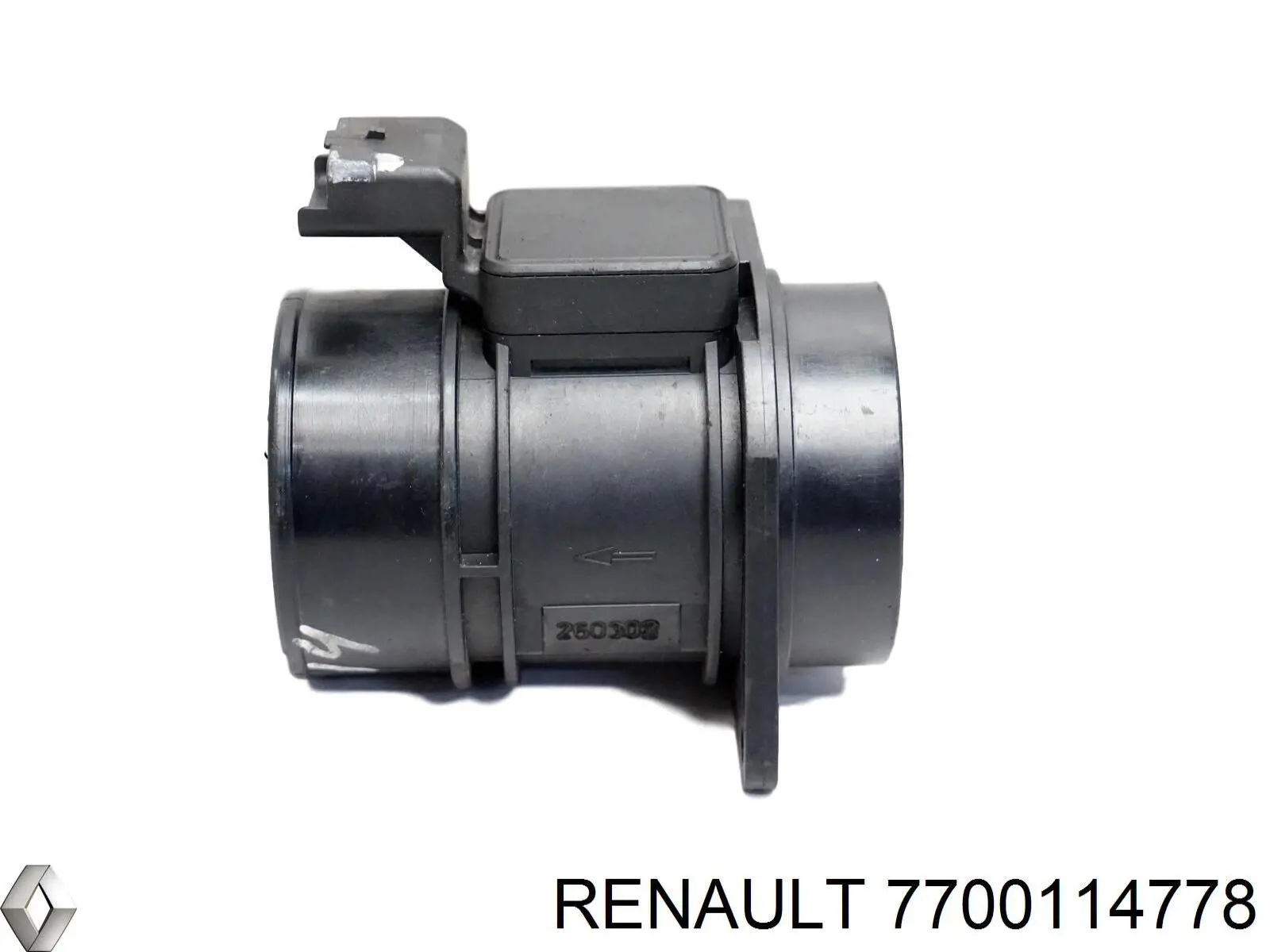 7700114778 Renault (RVI) sensor de fluxo (consumo de ar, medidor de consumo M.A.F. - (Mass Airflow))